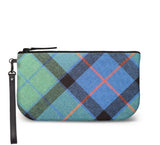 Flower of Scotland Tartan Small Wristlet Clutch Front View