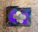 Cameron Tartan Purse with Card and Coins