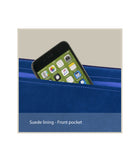 Braveheart Blue Suede Front Pocket