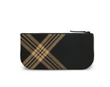 Celtic Black Tartan Mini Clutch Back View