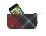 German American Tartan Mini Clutch Open View