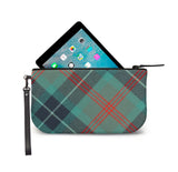 Loch Ness Tartan Plaid Small Clutch Open View