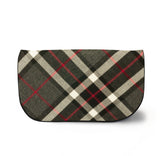 Thomson Tartan Suede Clutch Bag Front View