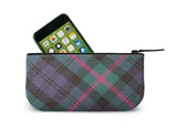 Baird Tartan Mini Clutch Open View