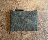 Brown Harris Tweed Purse Front View