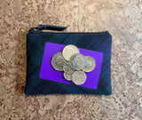 Black Watch Tartan Purse with coin and card