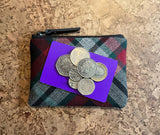 Lindsay Tartan Purse with Coins and Card