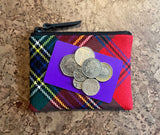 Maclean Dress Tartan Purse With Card and Coins