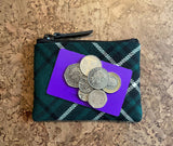 Maclean Hunting Tartan Purse With Card and Coins