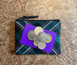 Scotlands National Tartan Purse With Card and Coins