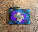 Flower of Scotland Tartan Purse with Card and Coins