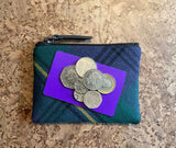 Johnston Tartan Purse with Card and Coins