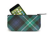 Lamont Modern Tartan Mini Clutch Open View