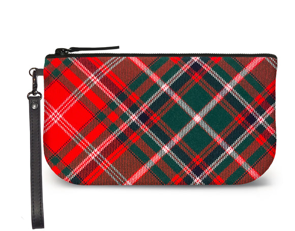 MacDougall Modern Tartan Small Wristlet Clutch Feature Image