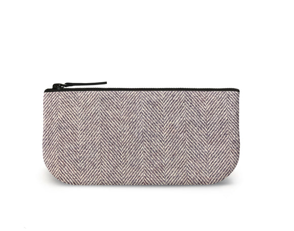 Purple Herringbone Mini Clutch Feature Image