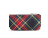 Stewart Black Tartan Mini Clutch Back View