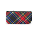 Stewart Black Tartan Mini Clutch Front View