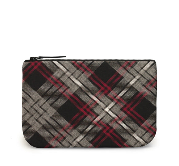 Auld Lang Syne Tartan Leather iPad Case Front View