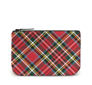 Bonnie Prince Charlie Tartan Leather iPad Case Front View