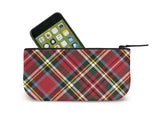 Bonnie Prince Charlie Tartan Mini Clutch Open View