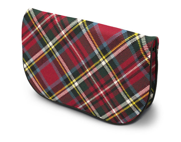Bonnie Prince Charlie Tartan Suede Clutch Bag Feature Image
