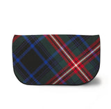 Braveheart Tartan Suede Clutch Bag Front View