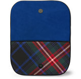 Braveheart Tartan Suede Clutch Bag Open View