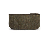 Brown Harris Tweed Mini Clutch Back View