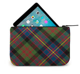 Cameron Tartan Leather iPad Case Open View