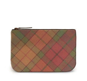 Cullins of Skye Tartan Leather iPad Case Front View