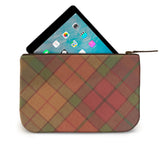 Cullins of Skye Tartan Leather iPad Case Open View