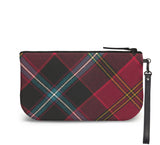 German American Tartan Wristlet Clutch Back View