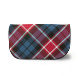 Graham of Menteith Tartan Suede Clutch Bag Front View