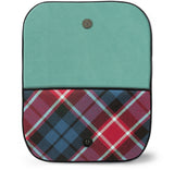 Graham of Menteith Tartan Suede Clutch Bag Open View