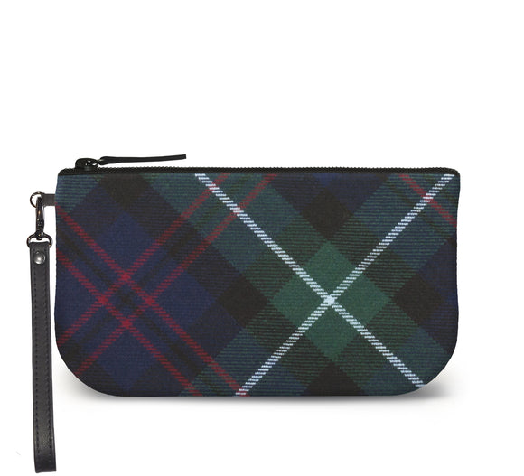 Heritage Tartan Wristlet Clutch Front View