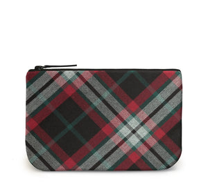 Lindsay Tartan Leather iPad Case Front View