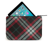 Lindsay Tartan Leather iPad Case Open View