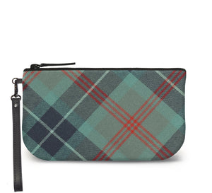 Loch Ness Tartan Wristlet Clutch Front View