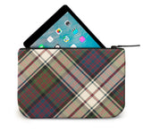 MacDonald Tartan Leather iPad Case Open View