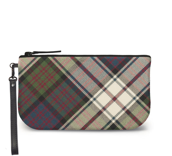 MacDonald Tartan Wristlet Clutch Front View