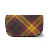 MacMillian Tartan Suede Clutch Bag Front View