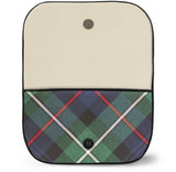 Mackenzie Tartan Suede Clutch Bag Open View