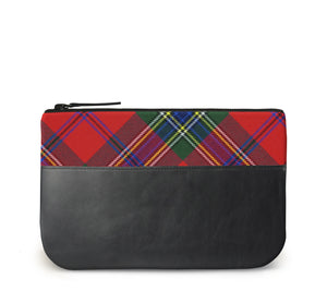 Maclean Dress Tartan Leather iPad Case Front View