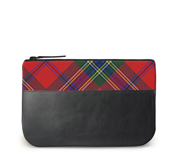 Maclean Dress Tartan Leather iPad Case Front View