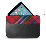 Maclean Dress Tartan Leather iPad Case Open View