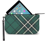 Maclean Modern Hunting Tartan Wristlet Clutch Open View