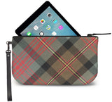 Maclennan Tartan Wristlet Clutch Open View