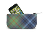 New York City Tartan Mini Clutch Open View