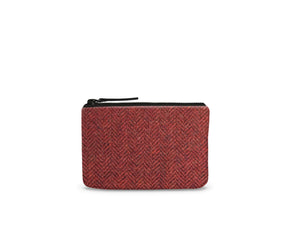 Red Tweed Purse Front View