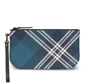 Saint Andrews Tartan Wristlet Clutch Front View